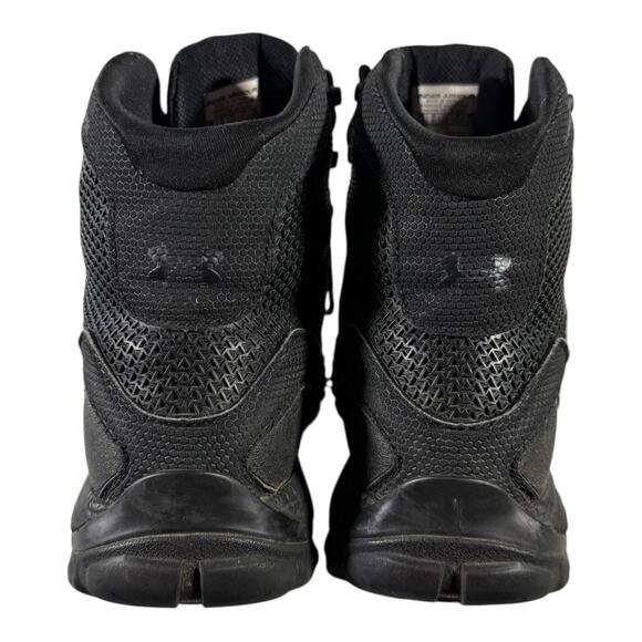 Under Armour Stellar Tactical Boots Men’s 8.5 Black 3021037-001 Lightweight - Picture 5 of 8